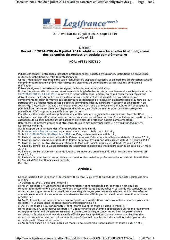 Décret-n° 2014-786-du-8-juillet-2014 - visualisation et impression de l'intégralité de l'article en PDF
